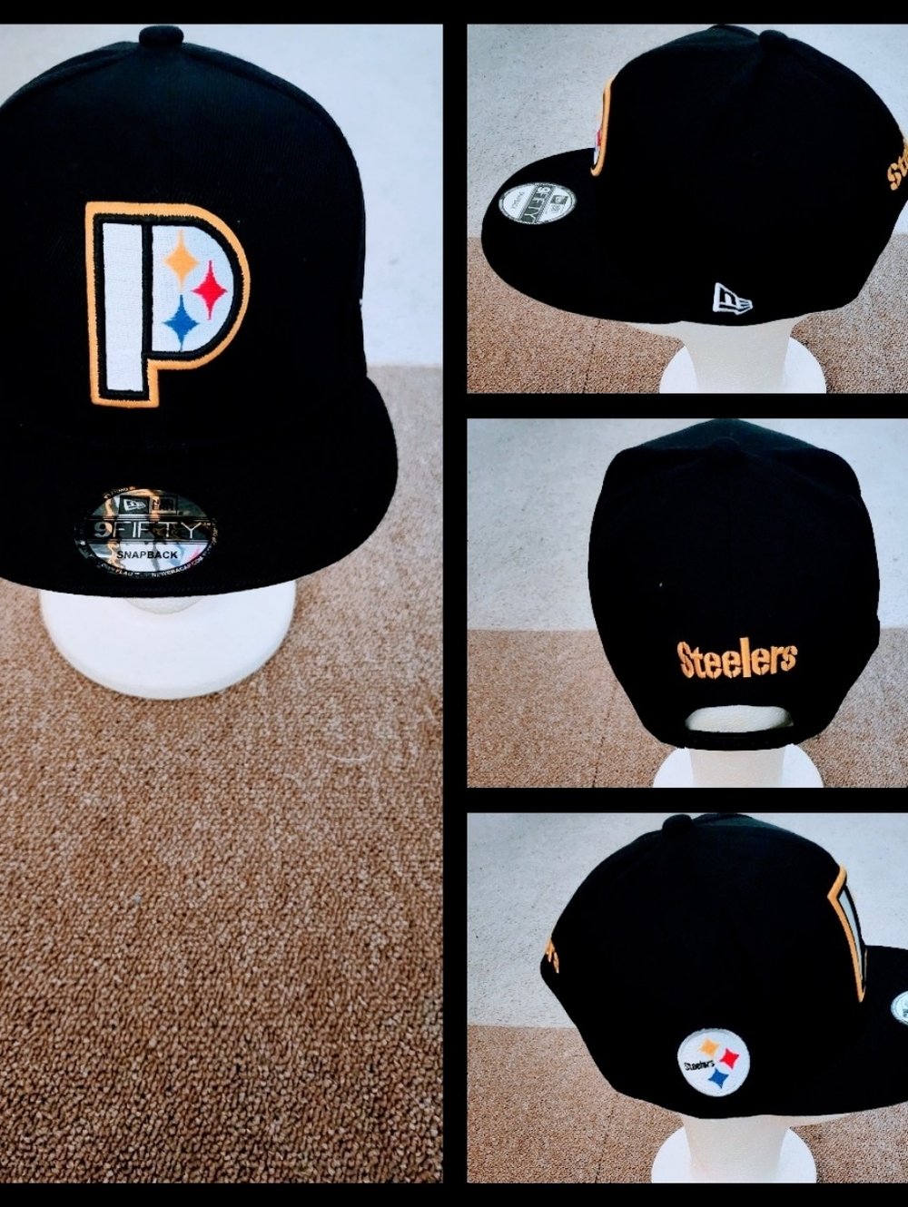 PITTSBURGH STEELERS NFL FOOTBALL SNAPBACK HAT.